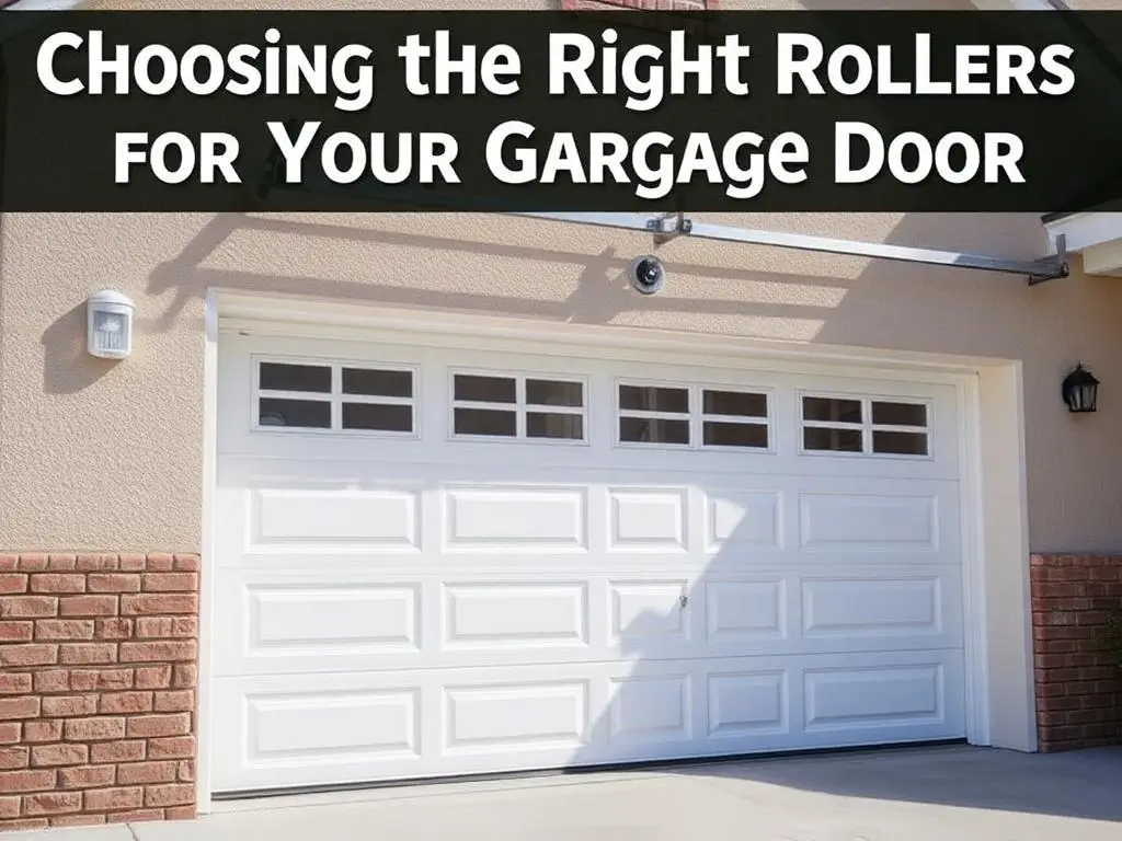 Visual guide to selecting the right garage door rollers in San Antonio TX for smooth and efficient operation